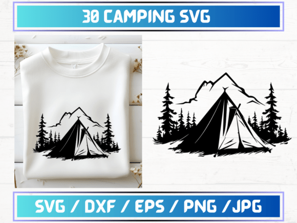 35 Camping SVG Files for Creative Projects