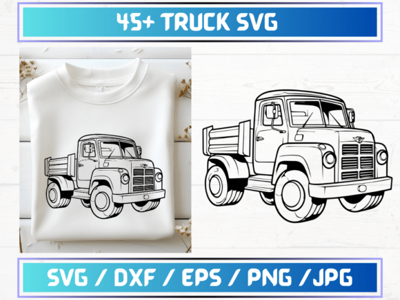 45 Truck SVG Files: A Digital Asset for Designers and Creators