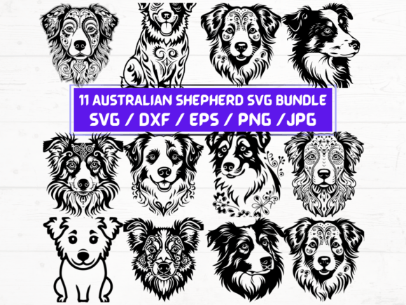 Australian Shepherd SVG Bundle