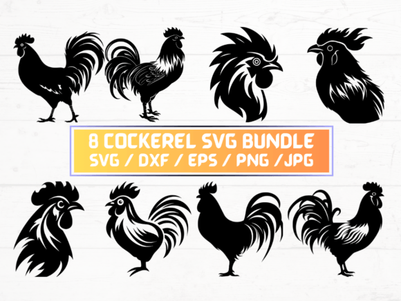 Cockerel SVG Files for Design Professionals