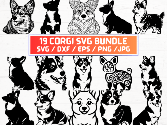 Corgi Dog Svg File: A Versatile Digital Asset for Creative Projects