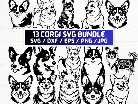 Corgi Dog Svg for Creative Projects
