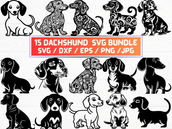 Dachshund SVG: A Versatile Digital Asset for Designers and Creators