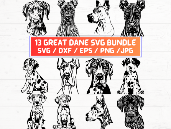 Great Dane Dog SVG: A Versatile Digital Asset for Creators and Designers