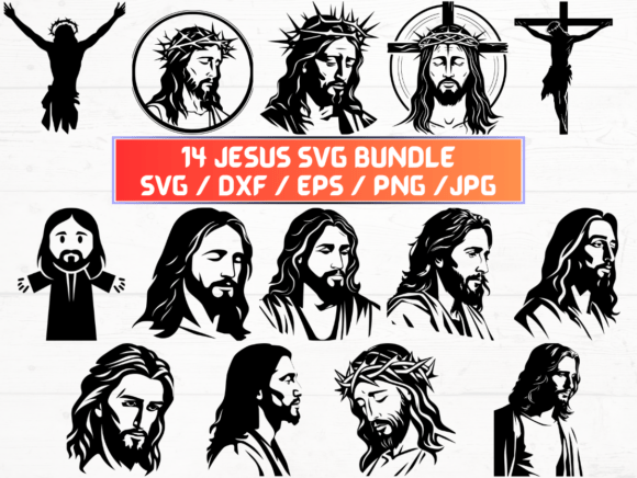 Jesus SVG: A Digital Asset for Creative and Commercial Use