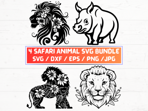 Safari Animal SVG for Creative Projects
