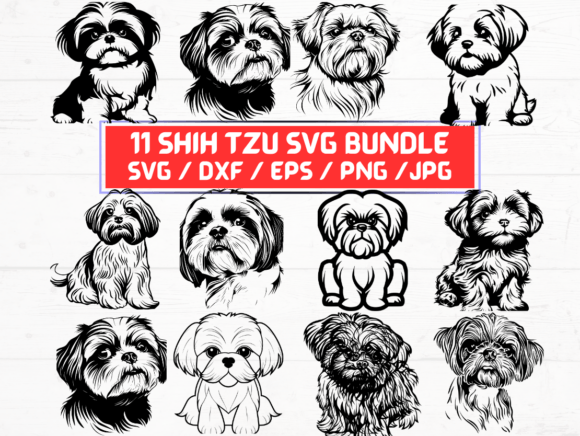 Shih Tzu Dog SVG