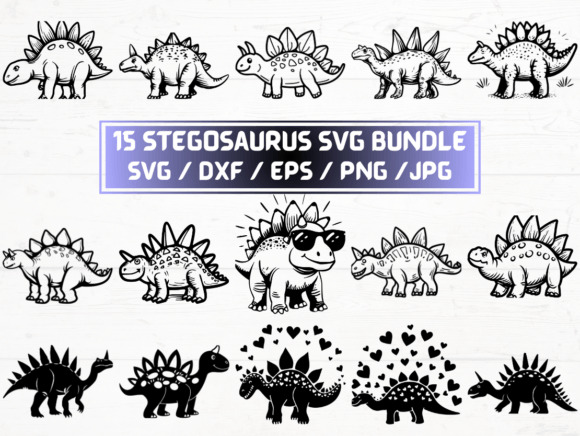 Stegosaurus SVG, DXF, EPS, JPG, and PNG Files: A Practical Guide for Designers and Creators