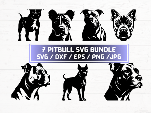 The Rise of Pitbull Dog SVG, DXF, EPS, JPG, and PNG Files in Digital Design and Creative Industries