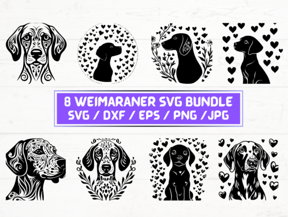 Weimaraner Dog Svg File: A Versatile Digital Asset for Creative Projects