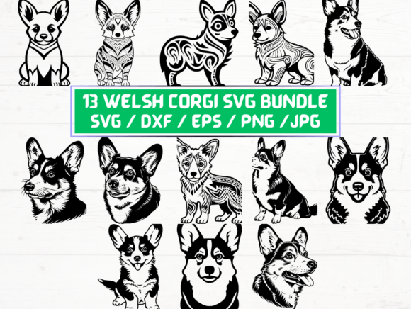 Welsh Corgi Dog SVG File
